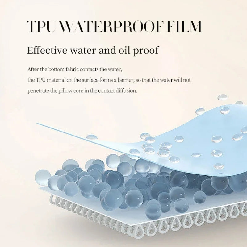 2pcs Waterproof Pillow Cases Decorative Cushion Cover Envelope Style Sleeping Body Pillowcase Standard Queen King Size