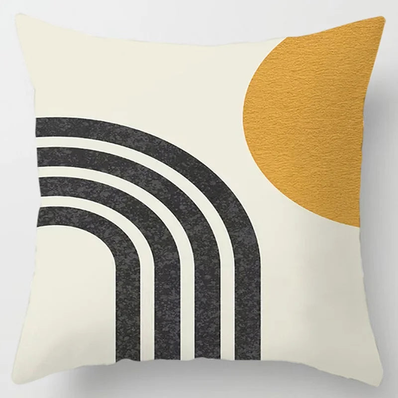 Abstract line printed pattern cushion cover for home living room sofa office bedroom car decoration throw pillow pillowcase