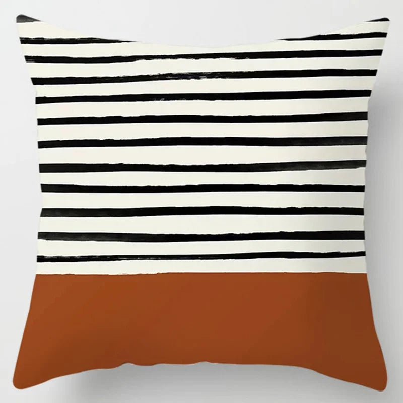 Abstract line printed pattern cushion cover for home living room sofa office bedroom car decoration throw pillow pillowcase