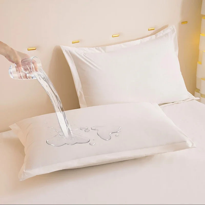 2pcs Waterproof Pillow Cases Decorative Cushion Cover Envelope Style Sleeping Body Pillowcase Standard Queen King Size