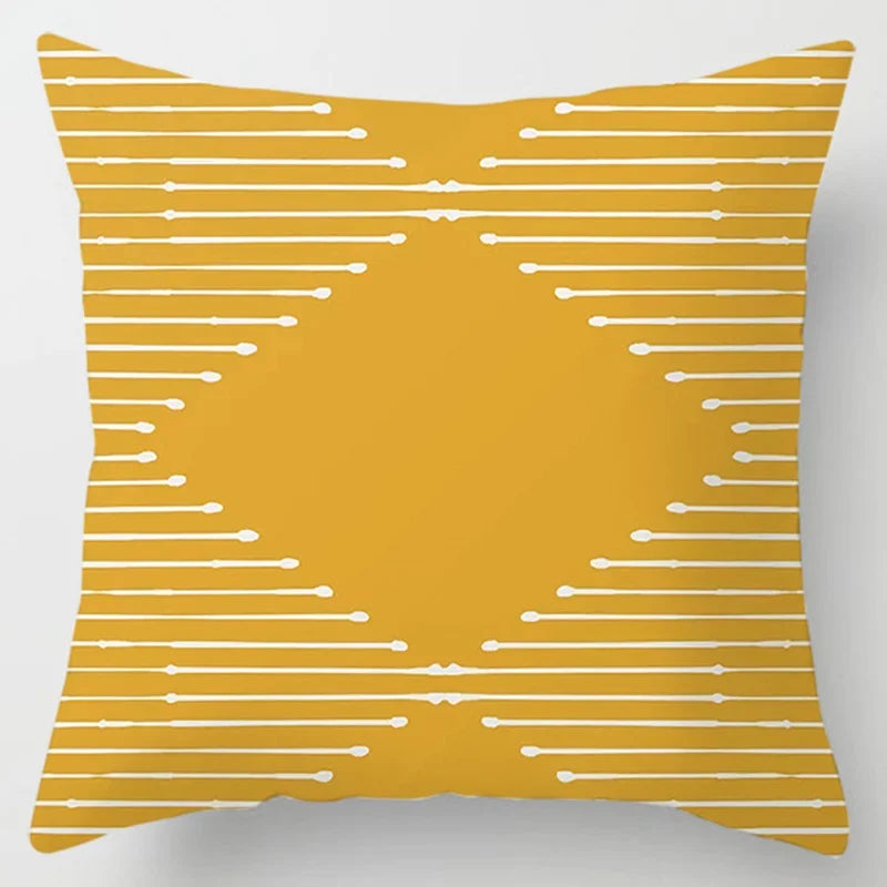 Abstract line printed pattern cushion cover for home living room sofa office bedroom car decoration throw pillow pillowcase