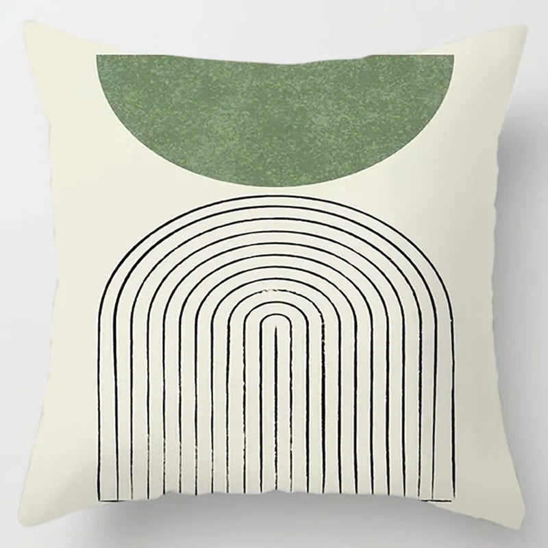 Abstract line printed pattern cushion cover for home living room sofa office bedroom car decoration throw pillow pillowcase