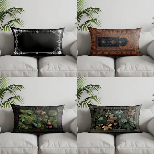 Housse de taie d’oreiller décorative 