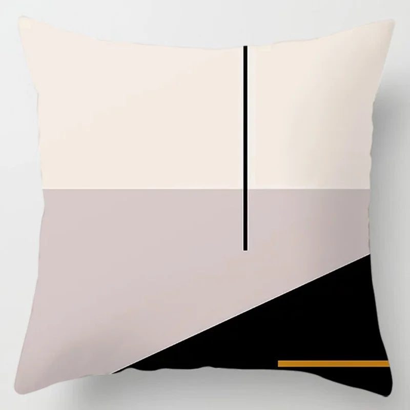 Abstract line printed pattern cushion cover for home living room sofa office bedroom car decoration throw pillow pillowcase