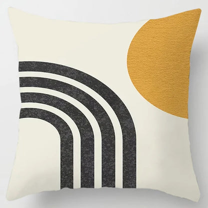 Abstract line printed pattern cushion cover for home living room sofa office bedroom car decoration throw pillow pillowcase