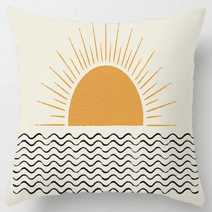 Abstract line printed pattern cushion cover for home living room sofa office bedroom car decoration throw pillow pillowcase