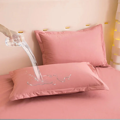 2pcs Waterproof Pillow Cases Decorative Cushion Cover Envelope Style Sleeping Body Pillowcase Standard Queen King Size