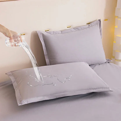 2pcs Waterproof Pillow Cases Decorative Cushion Cover Envelope Style Sleeping Body Pillowcase Standard Queen King Size