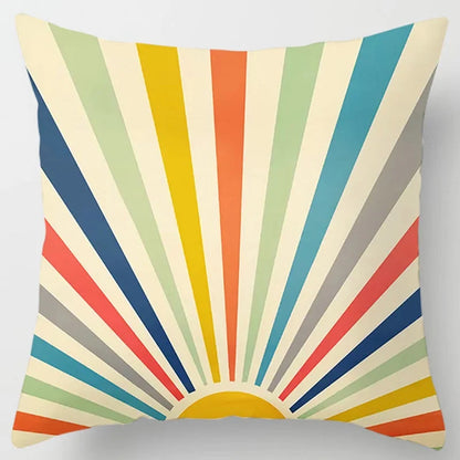 Abstract line printed pattern cushion cover for home living room sofa office bedroom car decoration throw pillow pillowcase
