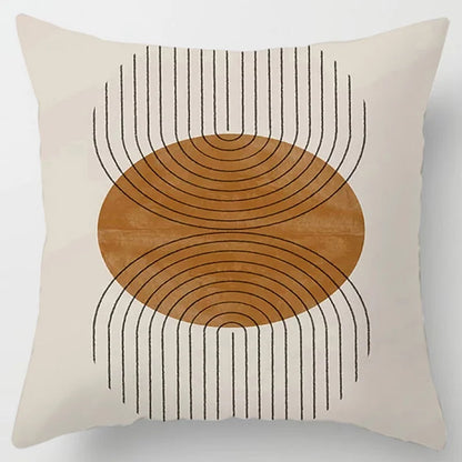 Abstract line printed pattern cushion cover for home living room sofa office bedroom car decoration throw pillow pillowcase