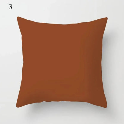 Brown Geometric Pattern Decorative Pillowcase Home Decor Cushion Pillowcase Bedding