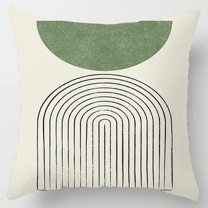Abstract line printed pattern cushion cover for home living room sofa office bedroom car decoration throw pillow pillowcase